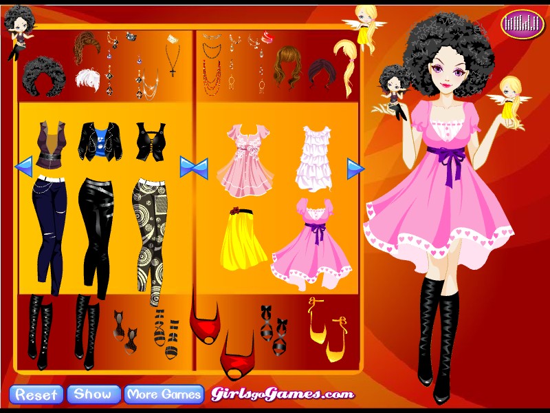 Angel Devil Girl Dressup